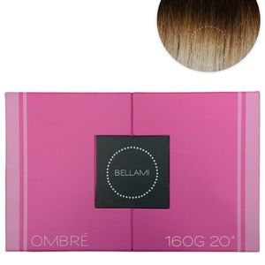 BELLAMI 160G 20" OMBRE #4 - CHOCOLATE BROWN / PLATINUM HAIR EXTENSIONS